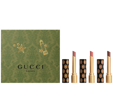 3 Piece Glow & Care Shine Lipstick Festive Gift Set / Gucci - PREVENTA.