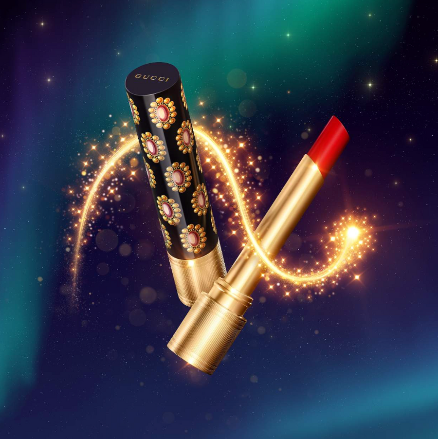 3 Piece Glow & Care Shine Lipstick Festive Gift Set / Gucci - PREVENTA.