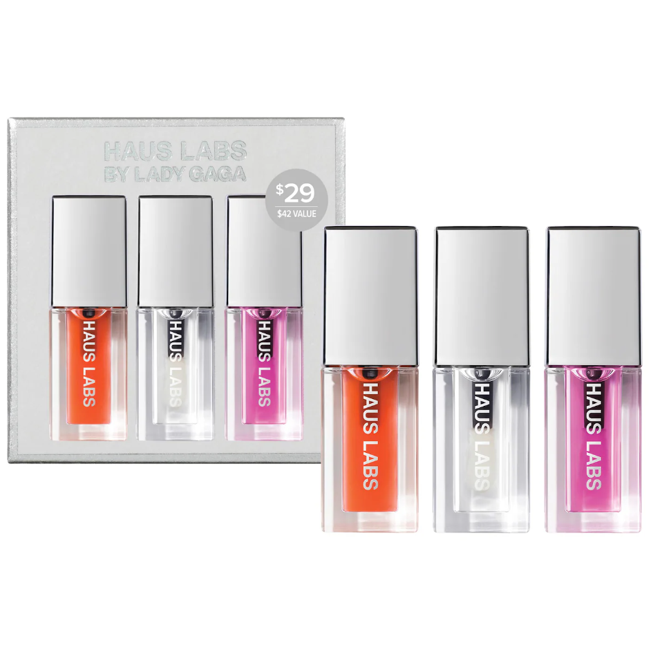 Mini PhD Lip Oil Trio Set - HAUS LABS BY LADY GAGA