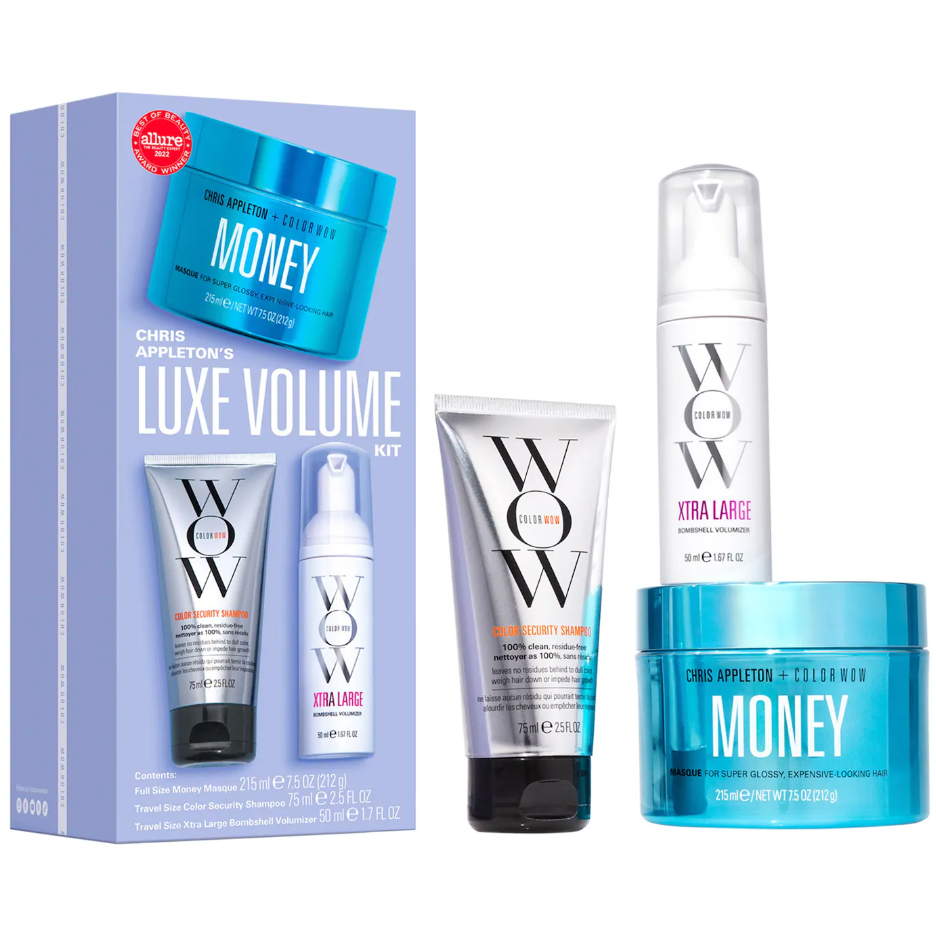 Chris Appleton's Super Luxe Hair Volume Kit / COLOR WOW - PREVENTA.