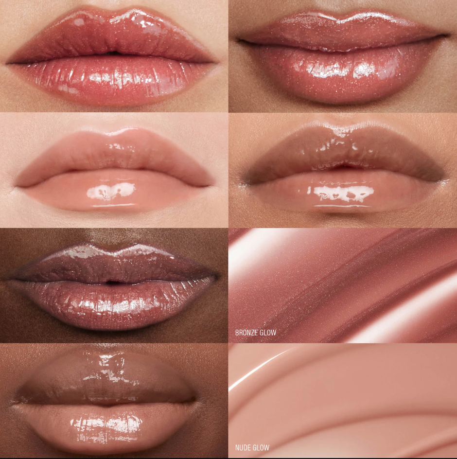 Mini MoistureGlow™ On The Go Plumping Lip Serum Duo - Nude Glow & Bronze Glow / MAKEUP BY MARIO
