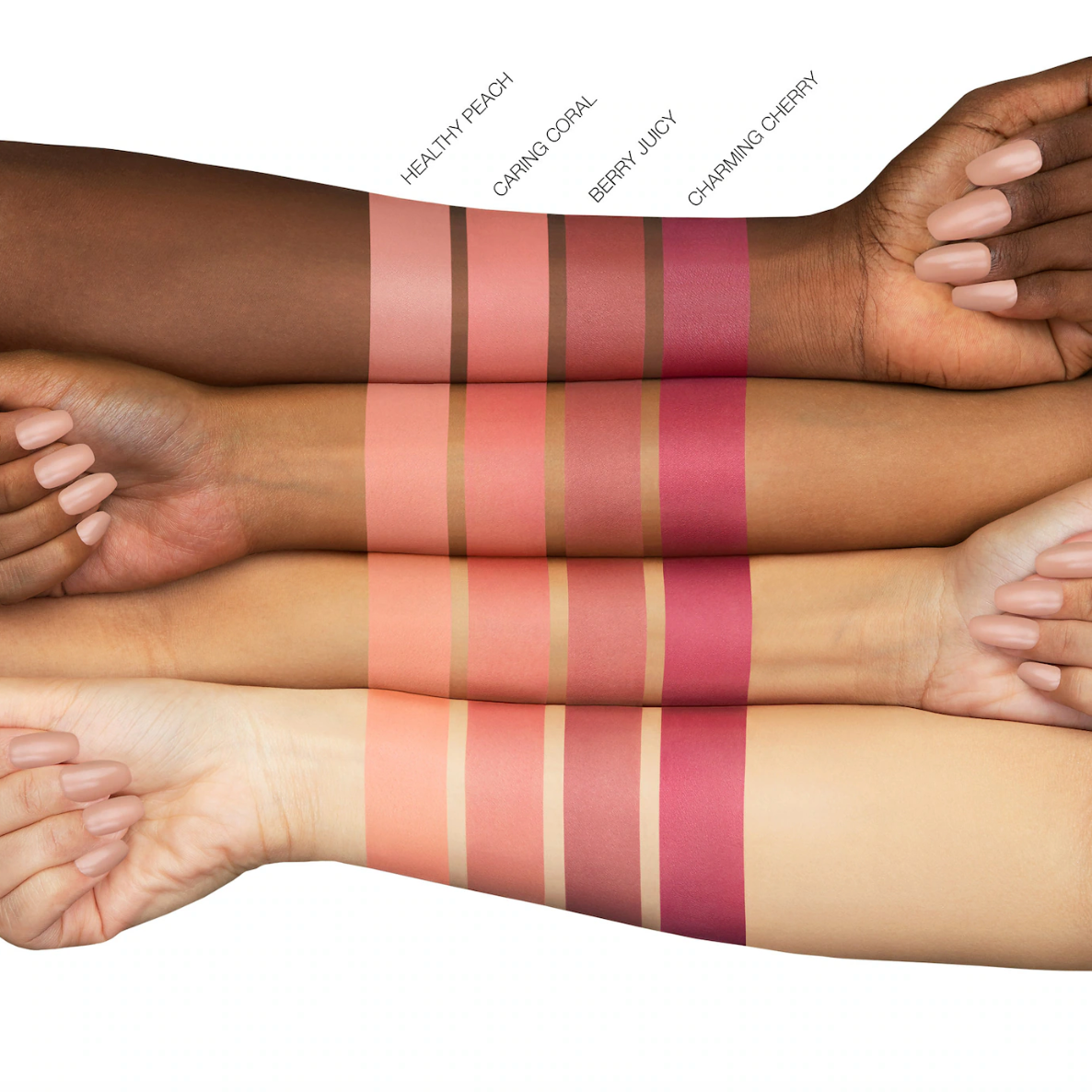 GloWish Cheeky Vegan Soft Glow Powder Blush/ 02 Caring Coral- Huda Beauty PREVENTA.