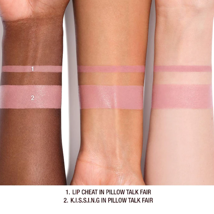 Mini Pillow Talk Lipstick & Liner Set- Pillow Talk Fair - Charlotte Tilbury.