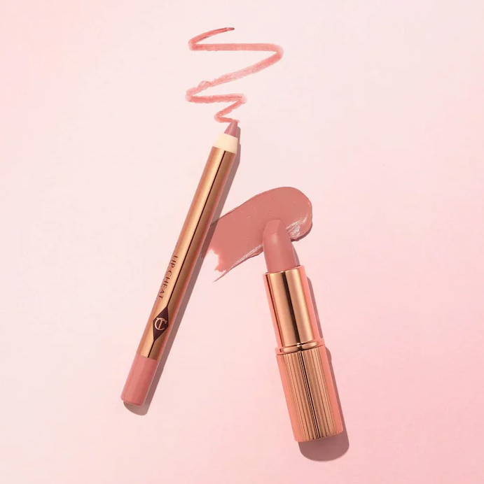 Mini Pillow Talk Lipstick & Liner Set- Pillow Talk Fair - Charlotte Tilbury.