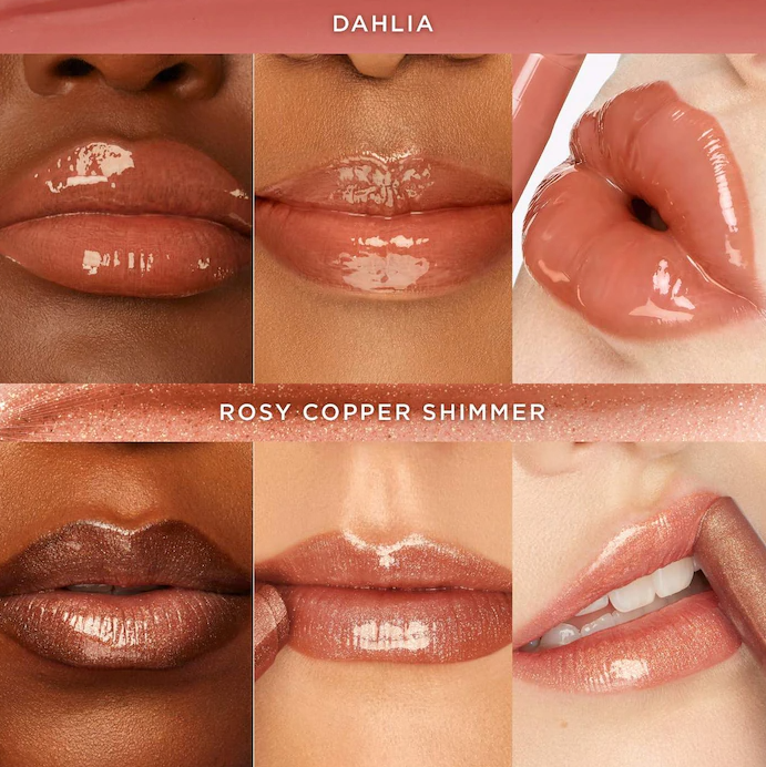 Maracuja Juicy Lip Plump Best Sellers Duo / Dahia & Rossy Copper Shimmer Glass - Tarte