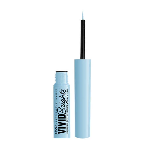 Vivid Brights Colored Liquid Eyeliner / Blue Thang - NYX COSMETICS.