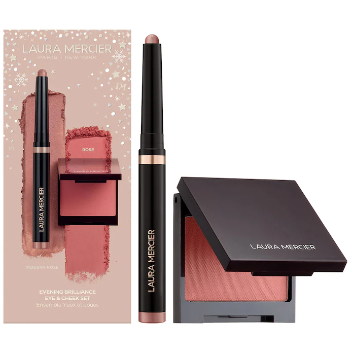 Evening Brilliance Caviar Eyeshadow and Blush Set - Laura Mercier