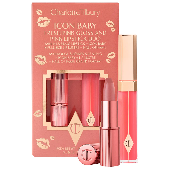 K.I.S.S.I.N.G Lipstick and Lip Gloss Duos / Icon Baby - Charlotte Tilbury.