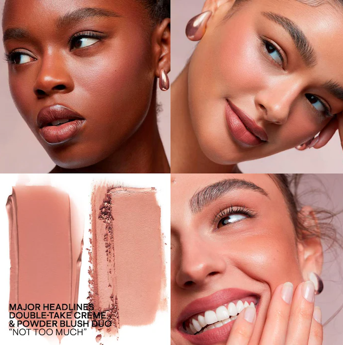 Double-Take Creme & Powder Blush / Not Too Much - Patrick Ta.