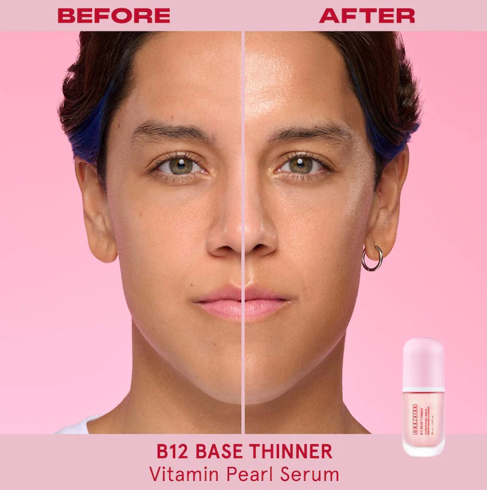 B12 Base Thinner Luminous Vitamin Pearl Boosting Serum - One Size