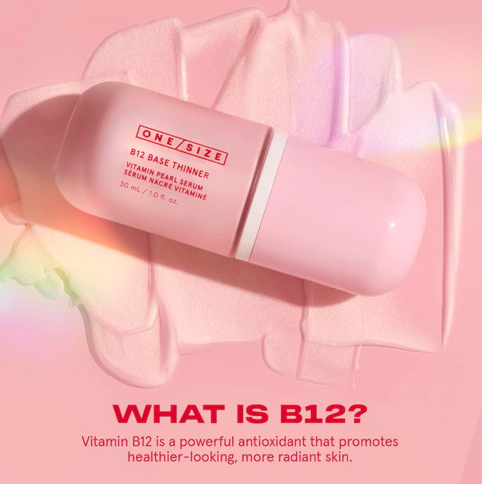 B12 Base Thinner Luminous Vitamin Pearl Boosting Serum - One Size