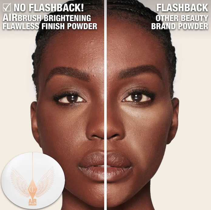 Airbrush Flawless Finish Brightening Powder / Tan-Deep - Charlotte Tilbury.