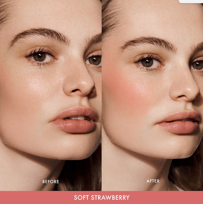 Blush Butter Balm Hydrating Cream Blush with Peptides / Soft Strawberry - Summer Fridays