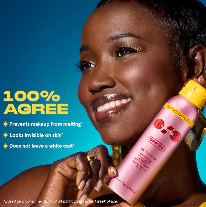 On 'Til Dawn Mattifying Sunscreen Makeup Setting Spray SPF 28 - One Size PREVENTA