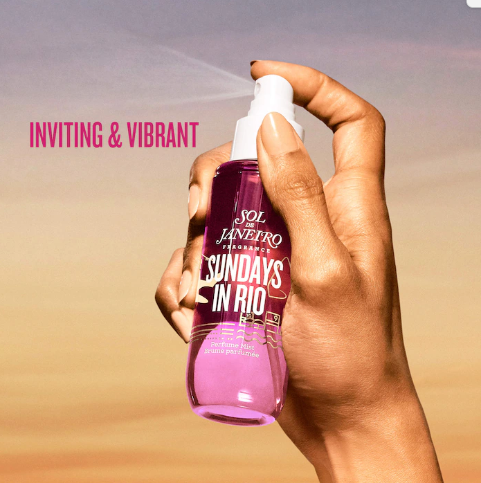 Sundays in Rio Warm Vanilla Hair & Body Perfume Mist 90ml.- Sol de Janeiro.