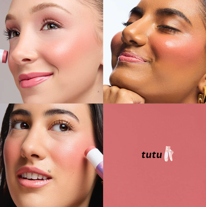 maracuja multi-stick cream blush stick & lip tint with hyaluronic acid / Tutu - TARTE