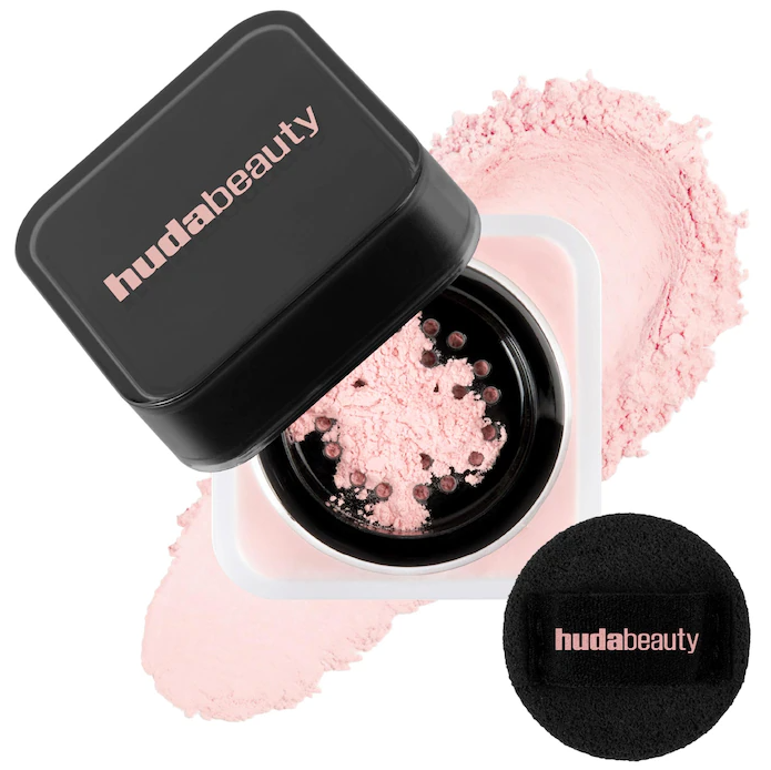 Mini Easy Bake Loose Baking & Setting Powder/ Cherry Blossom - HUDA BEAUTY