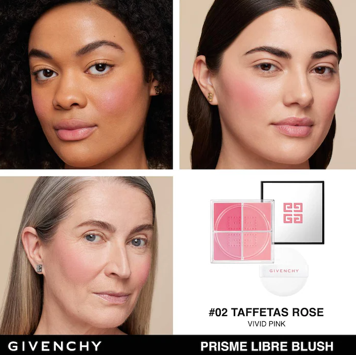 Prisme Libre Loose Powder Blush 12H Radiance / 2 Taffetas Rosé - Givenchy