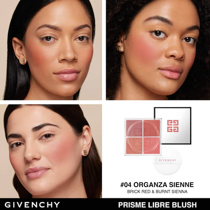 Prisme Libre Loose Powder Blush 12H Radiance / 4 Organza Sienne - Givenchy