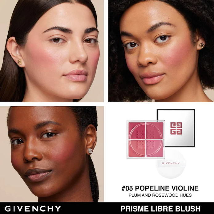 Prisme Libre Loose Powder Blush 12H Radiance / 5 Popeline Violine - Givenchy