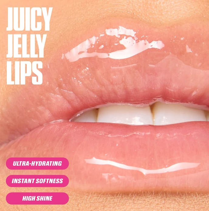 Faux Filler Ultra-Hydrating Tinted Jelly Lip Oil / Juicy Pink Lady - HUDA BEAUTY.