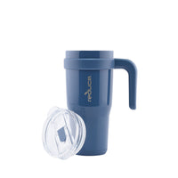 24 OZ COLD1 TUMBLER WITH HANDLE / MINERAL BLUE- REDUCE.