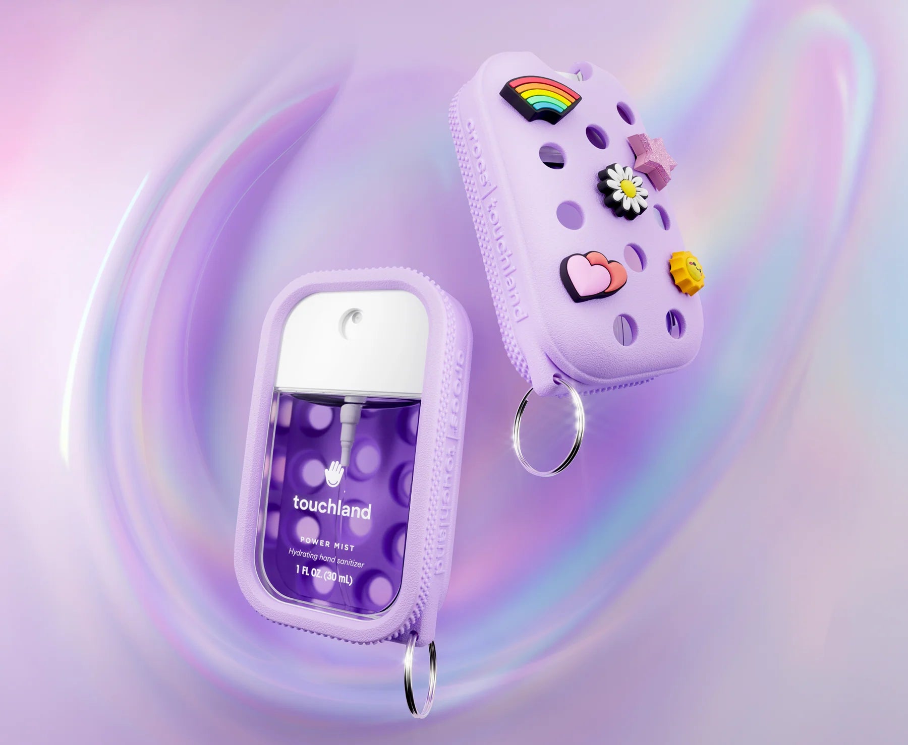 Crocs x Touchland Hand Sanitizer Mist Case/ Pixie Lavender - Touchland