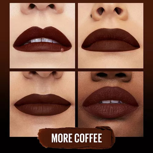 COLOR SENSATIONAL MATTE LIPSTICK / 088 MORE COFFE - MAYBELLINE.