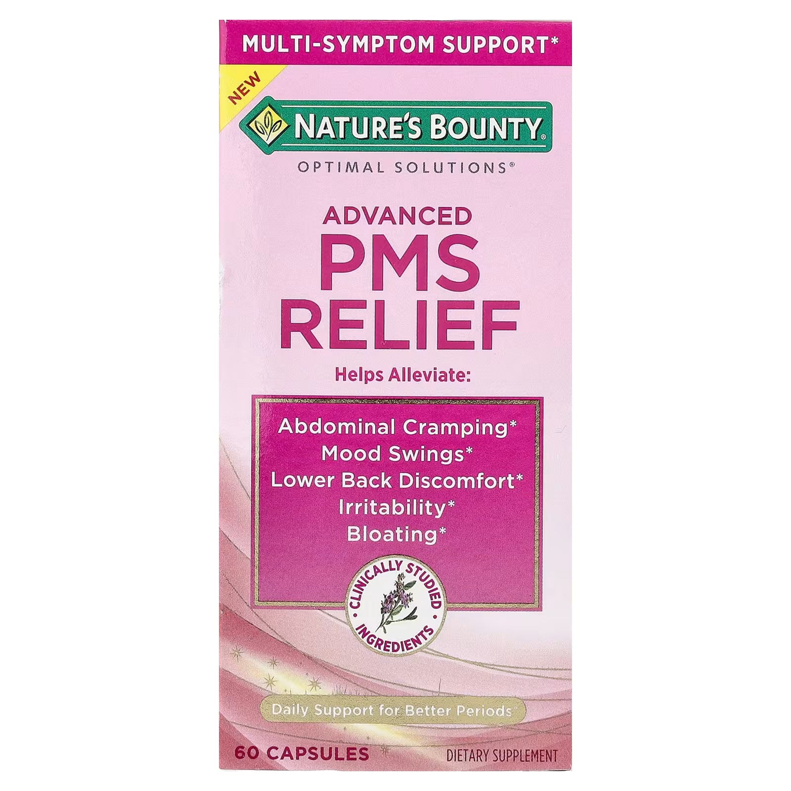 Advance PMS Relief, 60 Capsulas - Nature's Bounty.