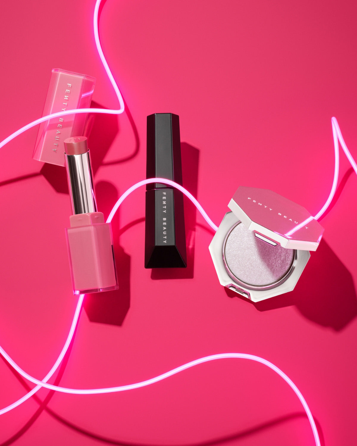 Fenty's Finest 3-Piece Face, Eye + Lip Kit - Fenty Beauty by Rihanna.