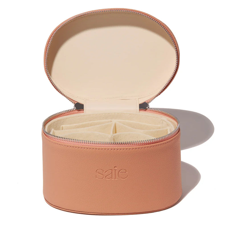 THE MINI VANITY CASE - Peach / SAIE