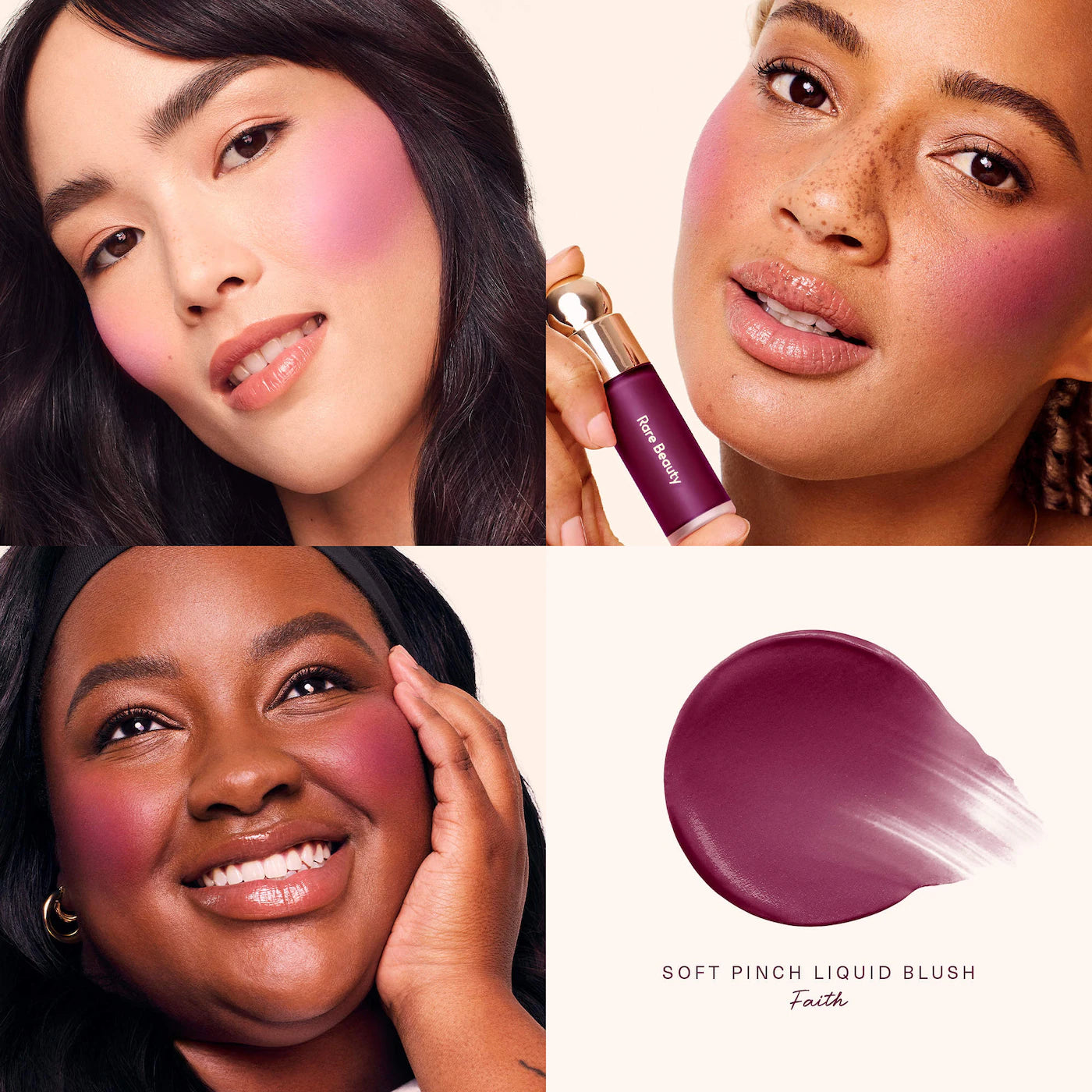 Mini Soft Pinch Liquid Blush / Faith - Rare Beauty by Selena Gomez.