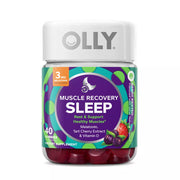 Muscle Recovery Sleep Gummies with Melatonin, Tart Cherry & Vitamin D / 40 Gomitas - OLLY.