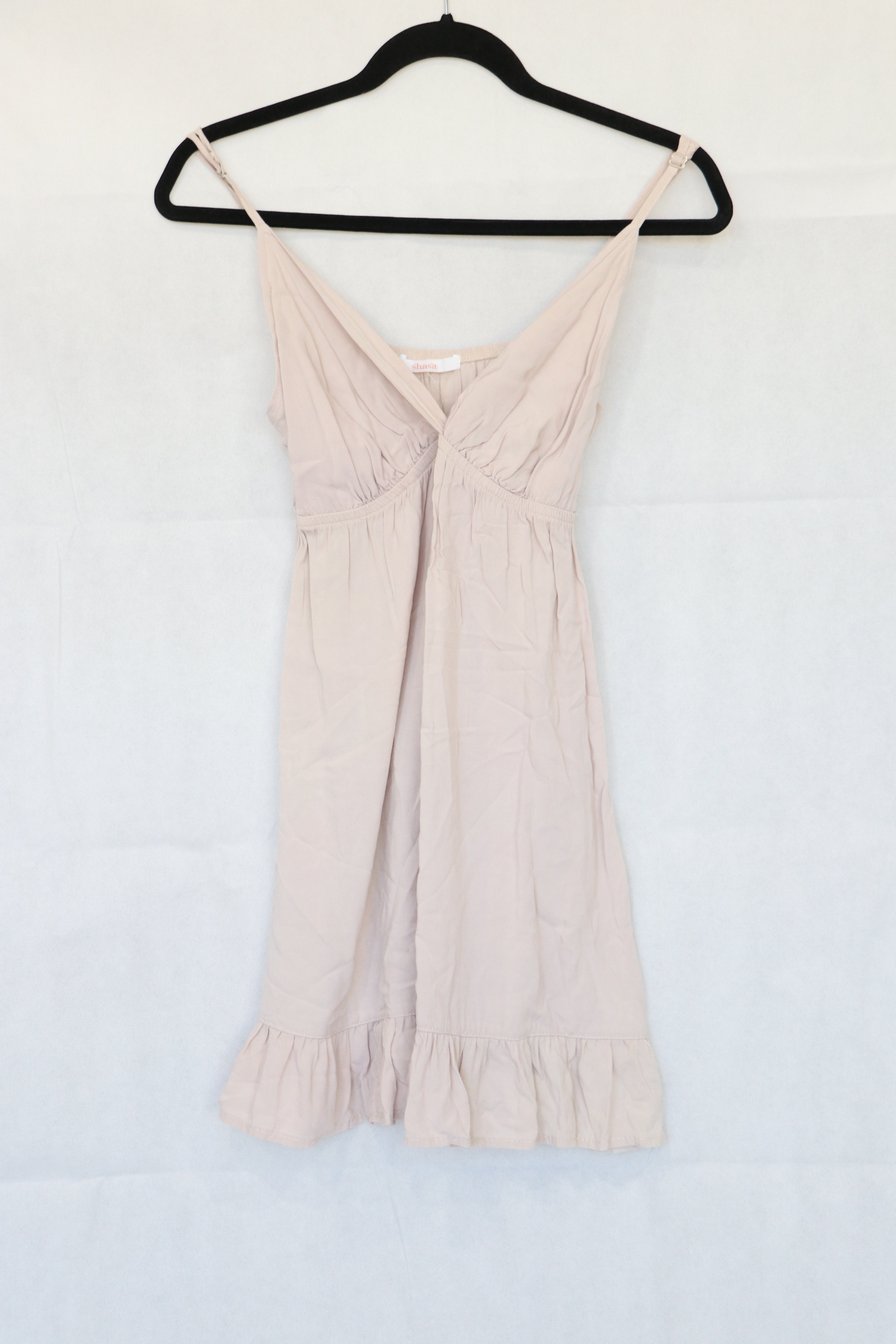 Vestido Beige de tirantes Talla S - Shasa
