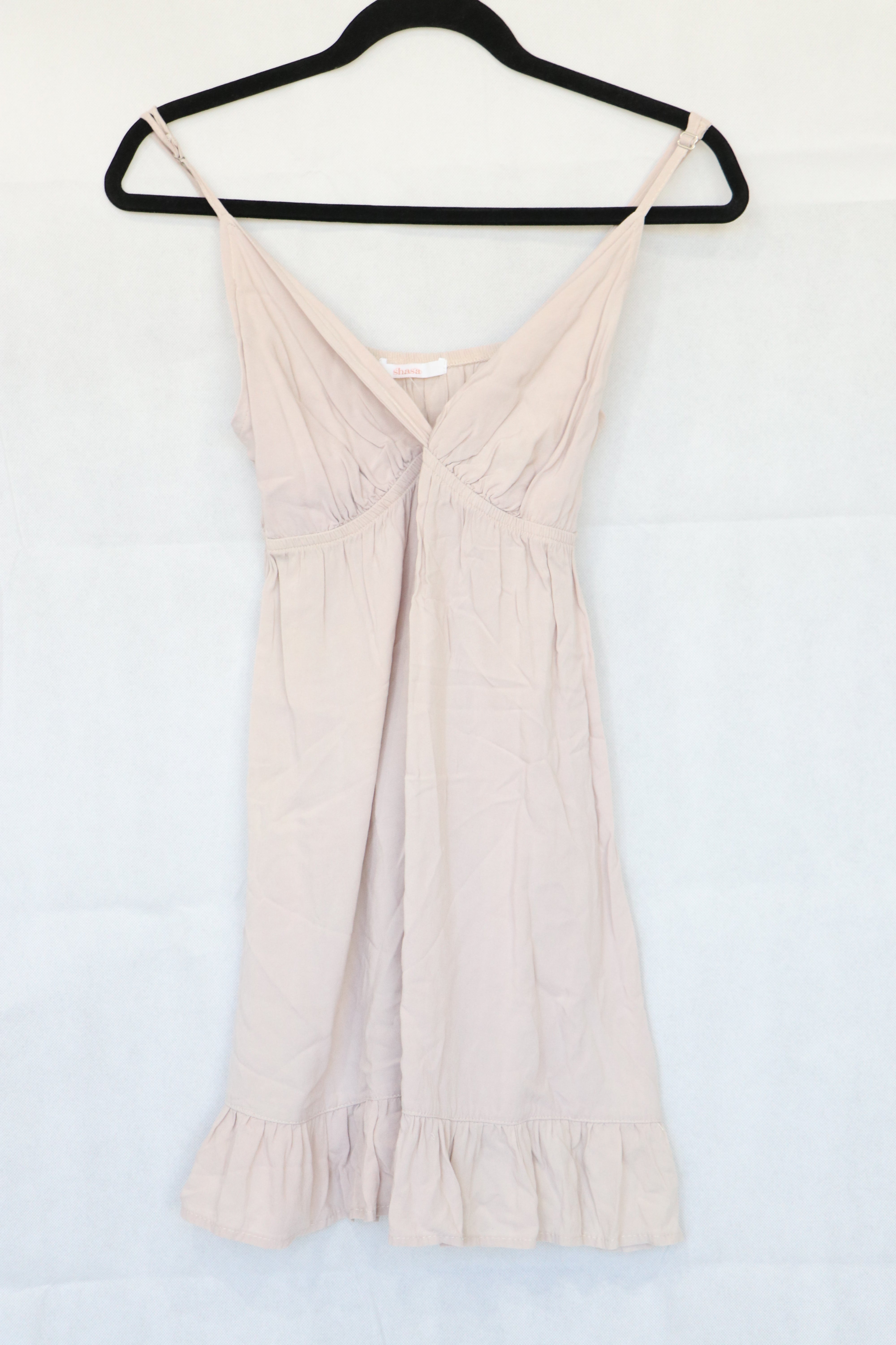 Vestido Beige de tirantes Talla S - Shasa