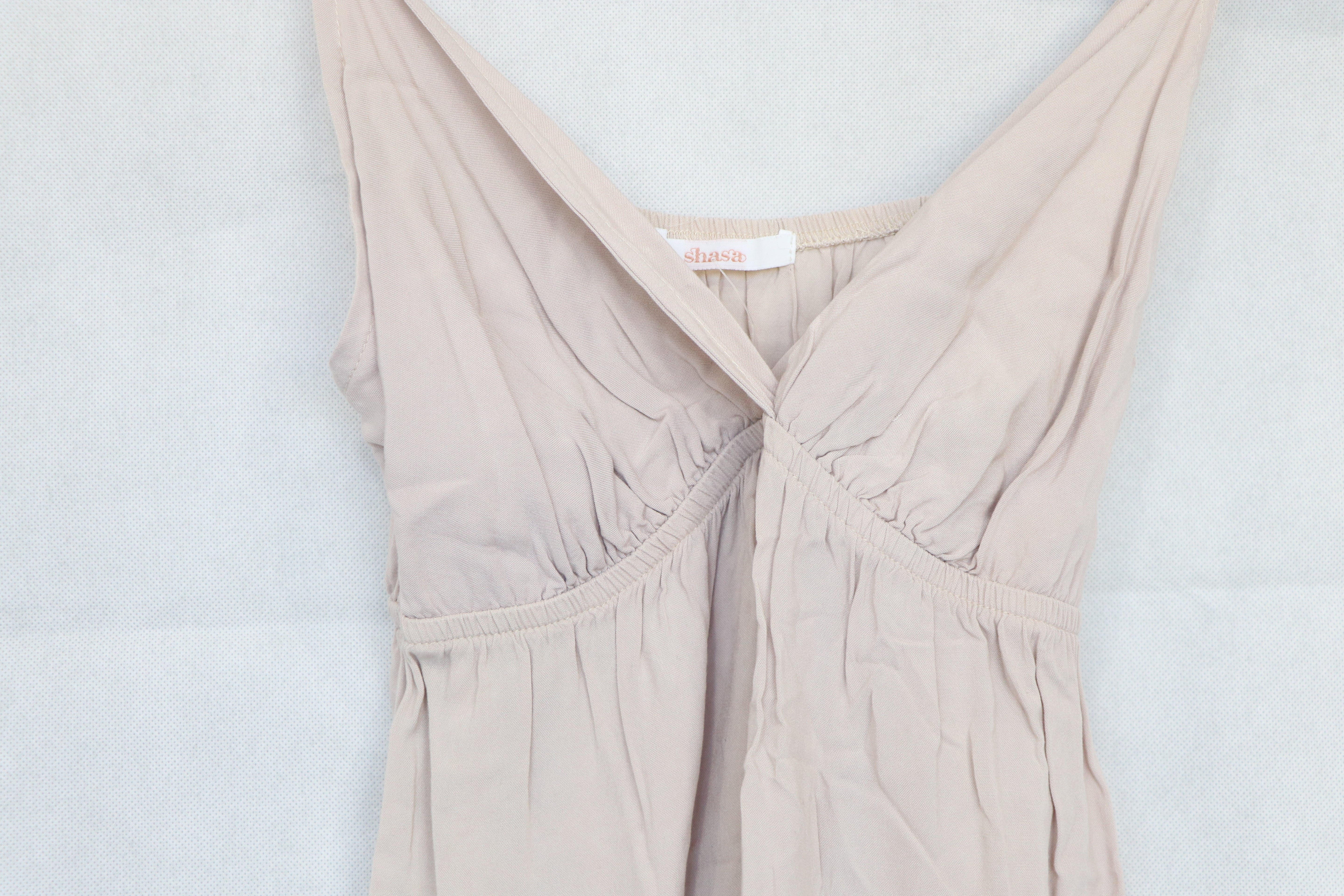 Vestido Beige de tirantes Talla S - Shasa
