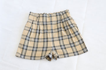 Short de cuadros escoses Talla S - Stradivarius