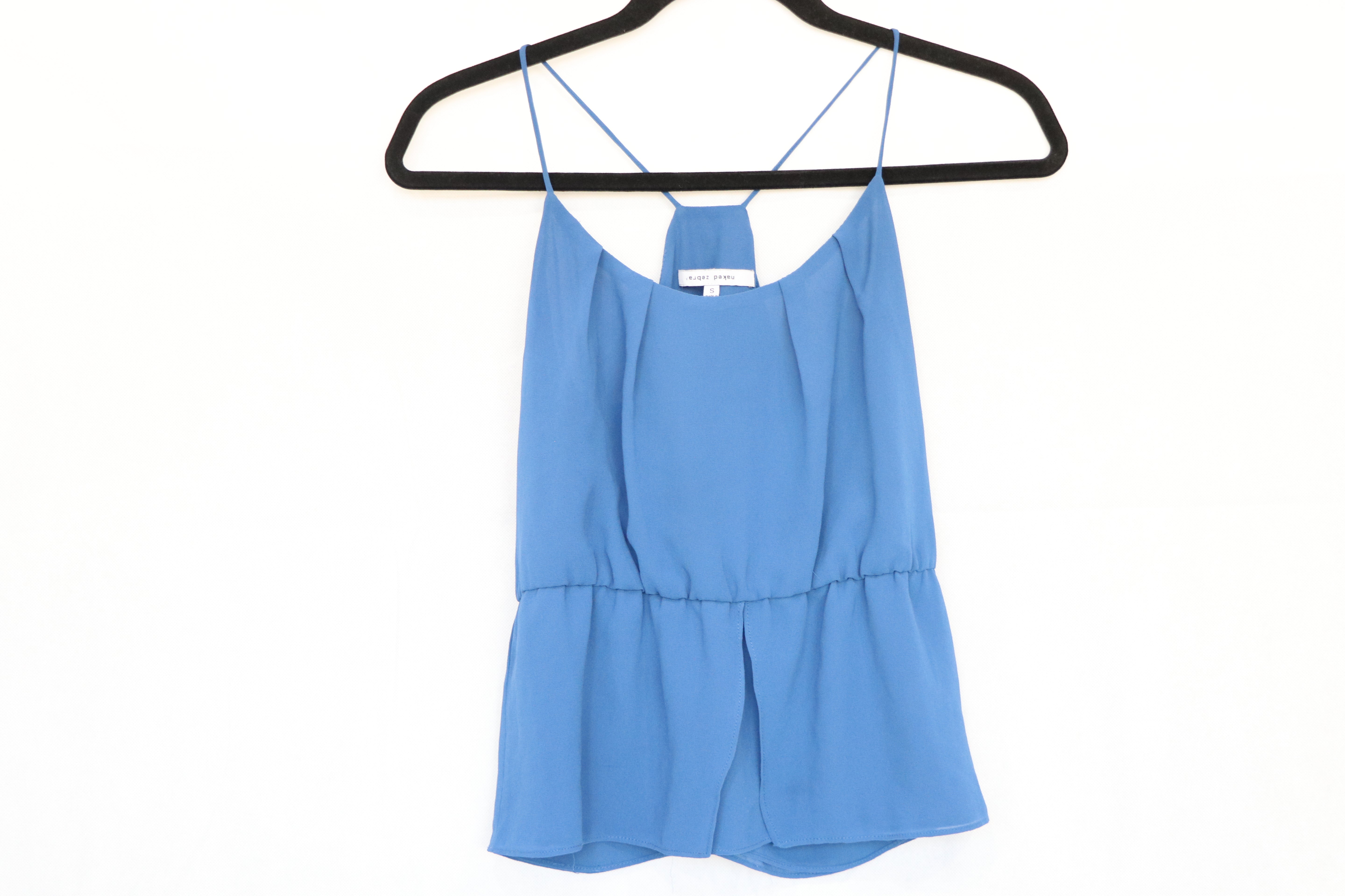 Blusa Azul fuerte de tirantes  Talla S - Naked Zedra