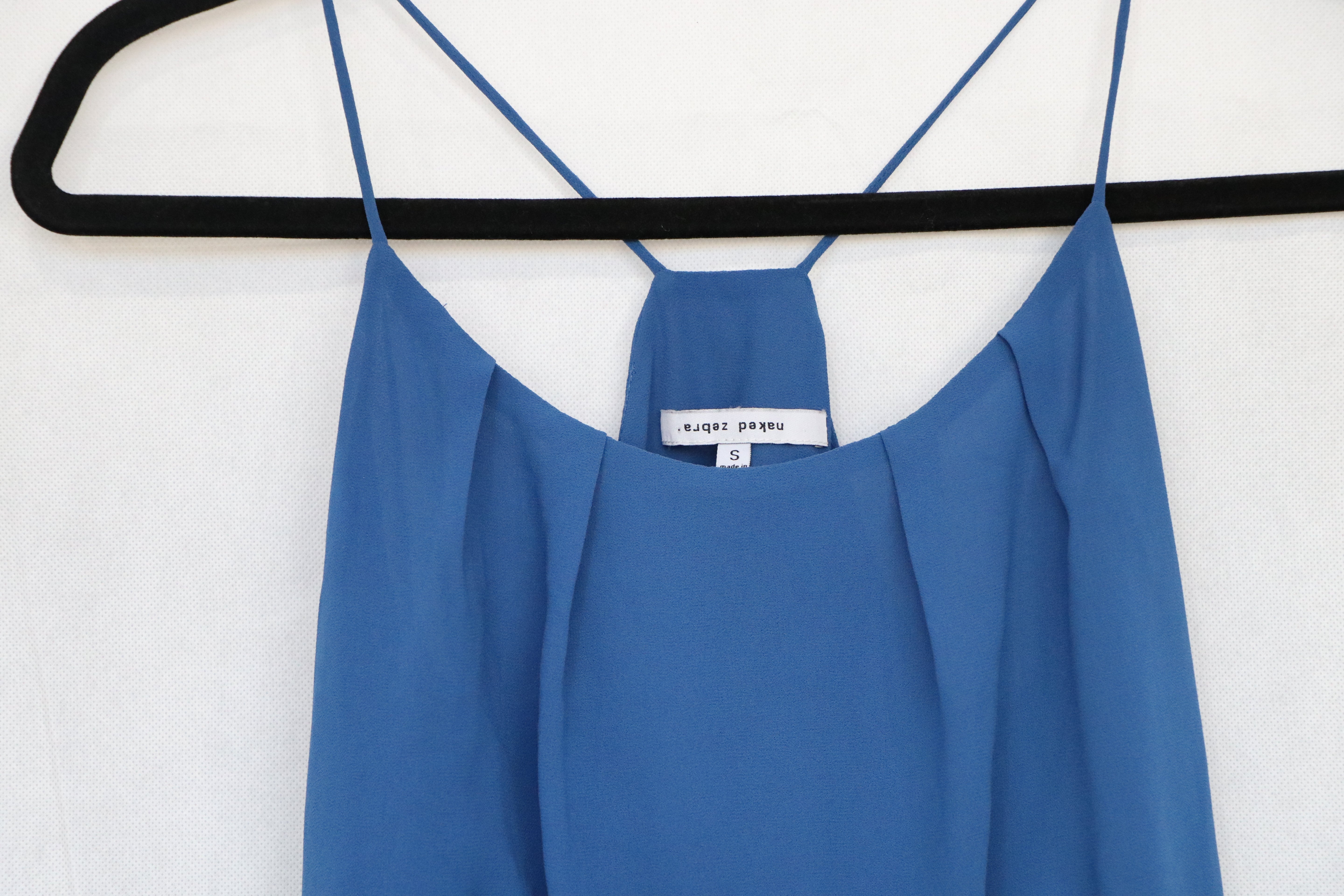 Blusa Azul fuerte de tirantes  Talla S - Naked Zedra