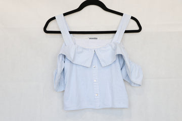 Crop de rayas azules Talla S - Zara Trafaluc