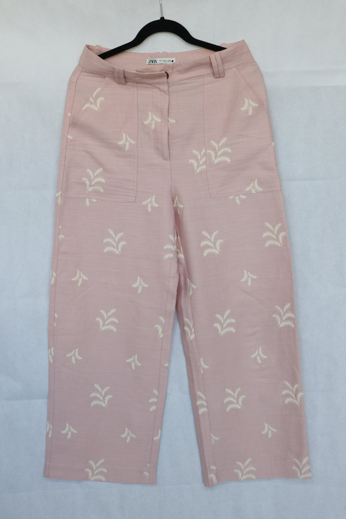 Conjunto Rosa Palo tipo Lino NUEVO  - Zara