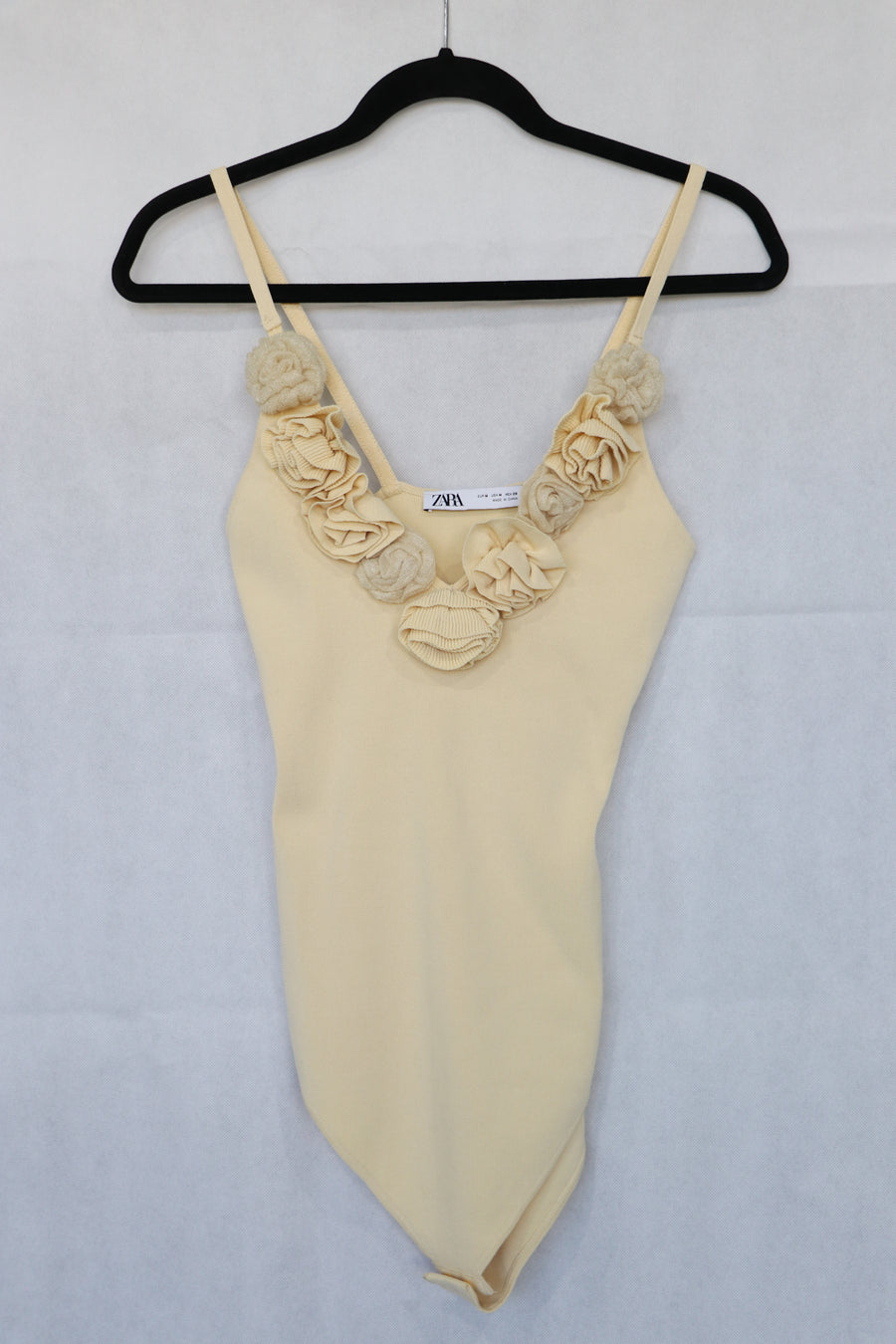 Body Beige Floral  Talla M - Zara