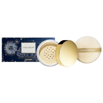 The Guiding Star Translucent Loose Setting Powder and Puff Set - Laura Mercier.
