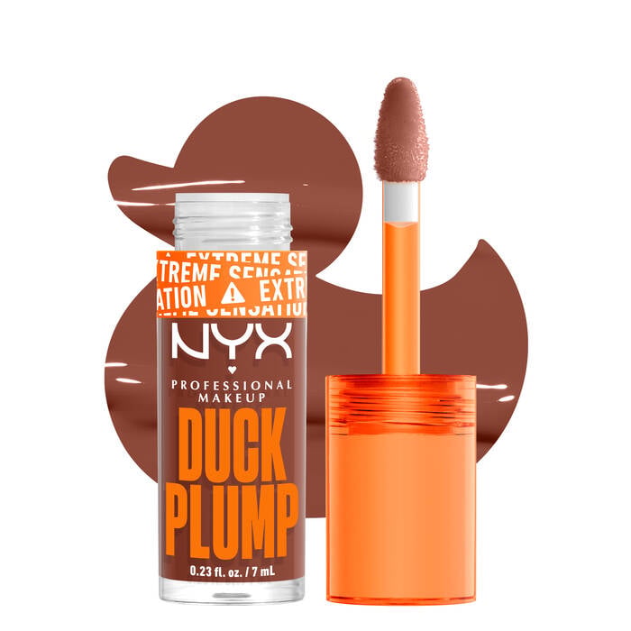 Duck Plump High Pigment Plumping Lip Gloss / 07 Mocha Me Crazy - NYX.