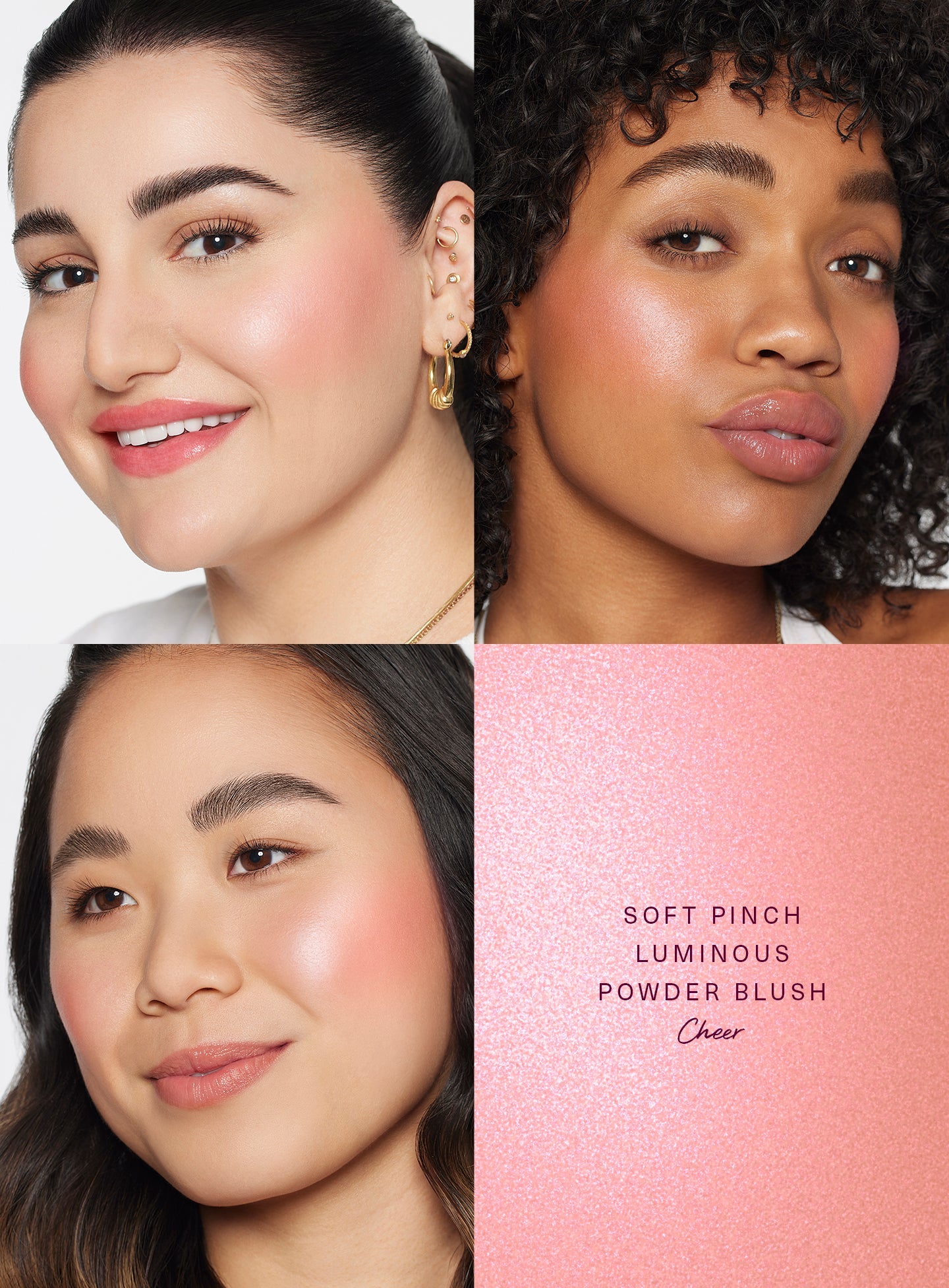 Soft Pinch Luminous Powder Blush/ Cheer- Rare Beauty by Selena Gomez.