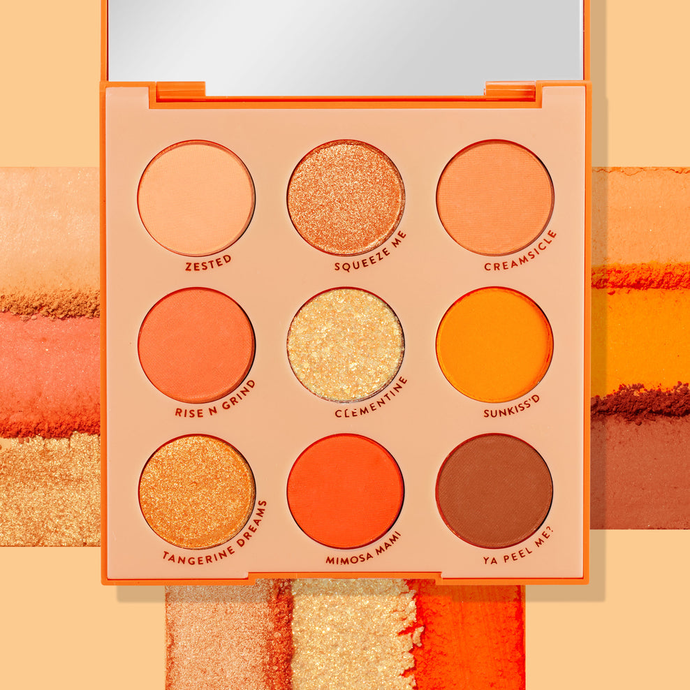 Orange You Glad Shadow Palette Colourpop Val Cosmetics 