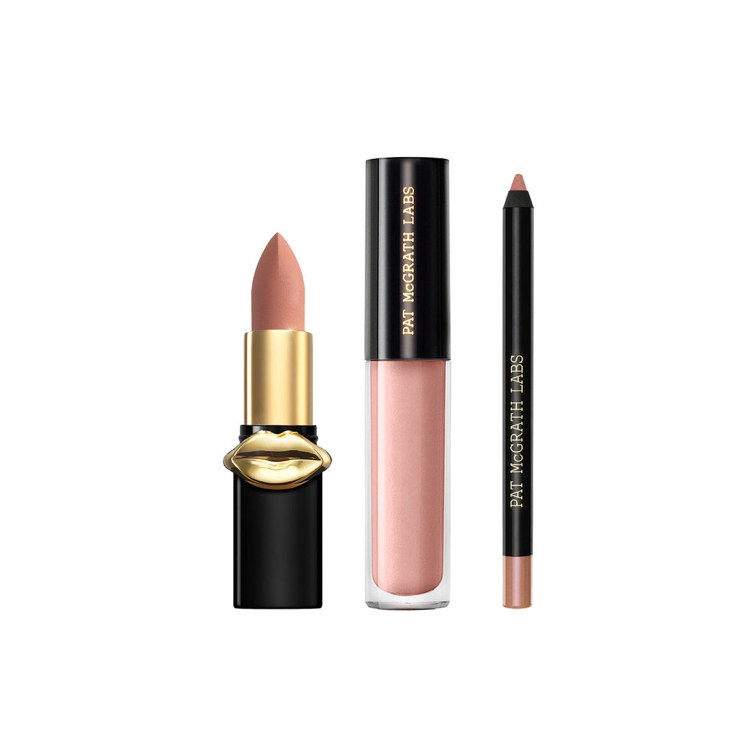 Mini Nude Venus Lip Trio MatteTrance™ Edition - Pat Mcgrath Labs.