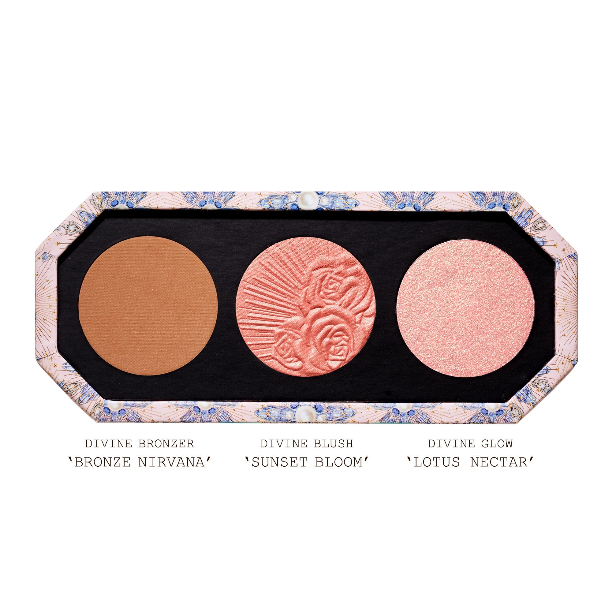 Divine Blush + Bronze + Glow Trio/ Nirvana in Bloom - Pat Mcgrath Labs.