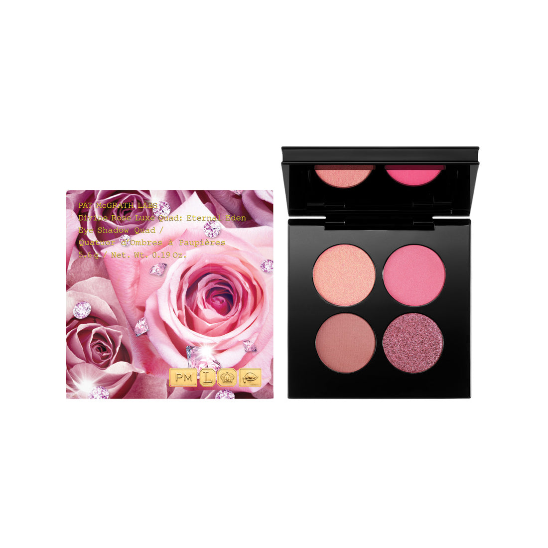 Divine Rose Luxe Quad/ Eternal Eden Eye Shadow - Pat Mcgrath Labs