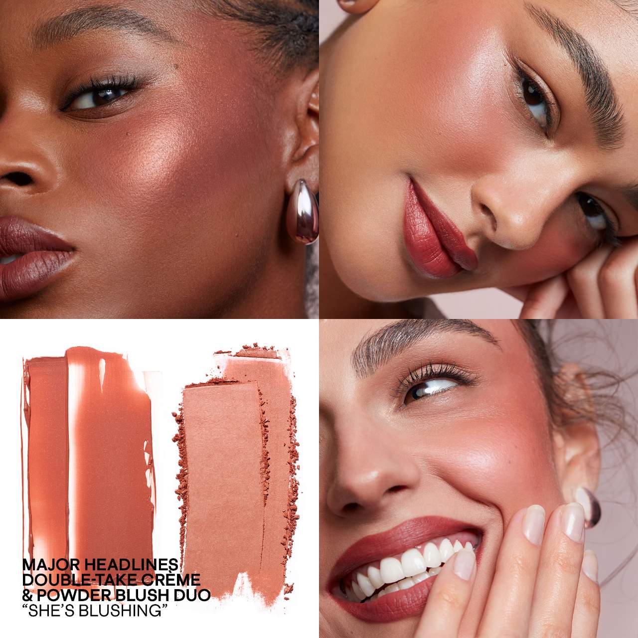 Major Headlines Double-Take Crème & Powder Blush Duo / She's Blushing - PATRICK TA